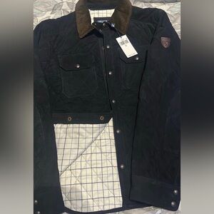 Brand new thin polo jacket navy blue size medium